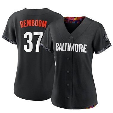 Black Anthony Bemboom Women's Baltimore Orioles 2023 City Connect Jersey - Authentic Plus Size