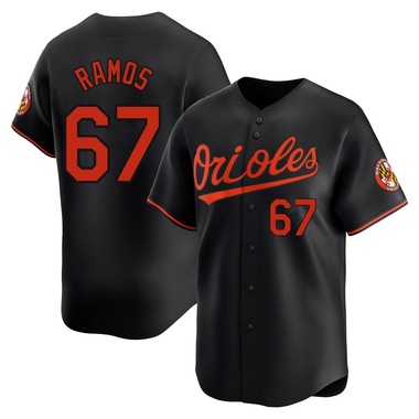 Black Bryan Ramos Men's Baltimore Orioles Alternate Jersey - Limited Big Tall