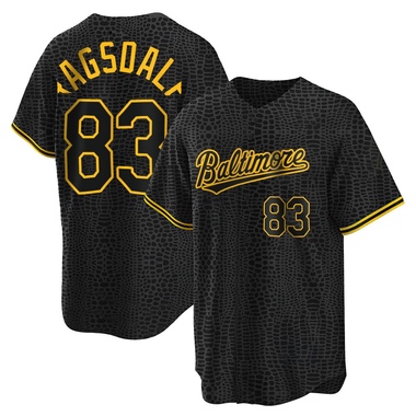 Black Carson Ragsdale Men's Baltimore Orioles Snake Skin City Jersey - Replica Big Tall