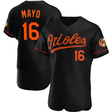 Black Coby Mayo Men's Baltimore Orioles Alternate Jersey - Authentic Big Tall