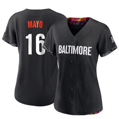 Black Coby Mayo Women's Baltimore Orioles 2023 City Connect Jersey - Authentic Plus Size