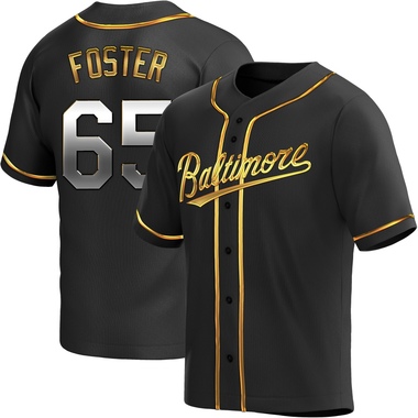 Black Golden Cameron Foster Youth Baltimore Orioles Alternate Jersey - Replica