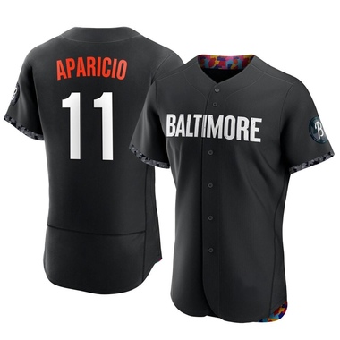 Black Luis Aparicio Men's Baltimore Orioles 2023 City Connect Jersey - Authentic Big Tall
