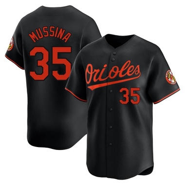Black Mike Mussina Youth Baltimore Orioles Alternate Jersey - Limited