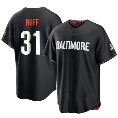 Black Sam Huff Youth Baltimore Orioles 2023 City Connect Jersey - Replica