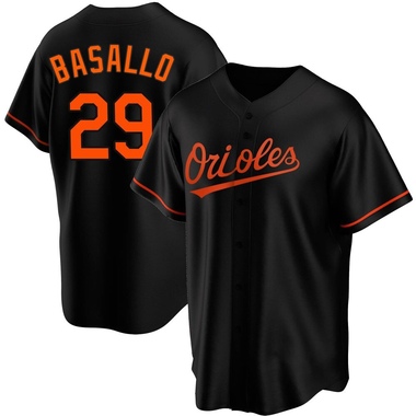 Black Samuel Basallo Youth Baltimore Orioles Alternate Jersey - Replica