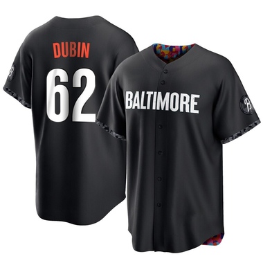 Black Shawn Dubin Men's Baltimore Orioles 2023 City Connect Jersey - Replica Big Tall