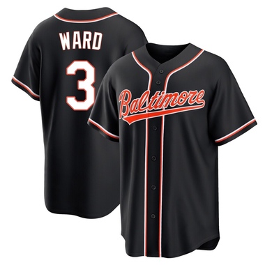 Black Taylor Ward Youth Baltimore Orioles Fashion Out Jersey - Replica