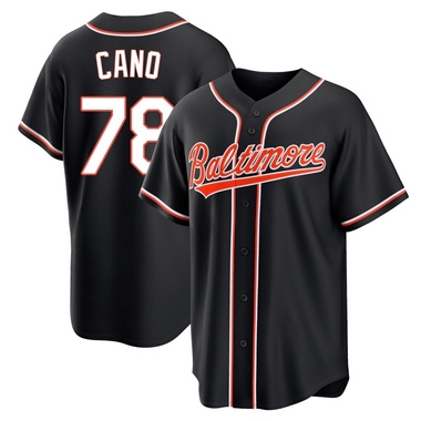 Black Yennier Cano Youth Baltimore Orioles Fashion Out Jersey - Replica