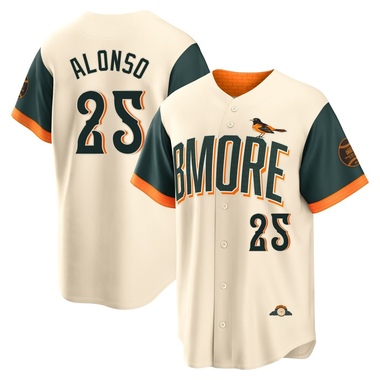 Cream Pete Alonso Men's Baltimore Orioles 2026 City Connect Stadium Jersey - Limited Big Tall