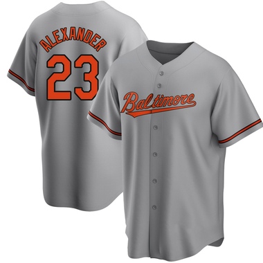 Gray Blaze Alexander Youth Baltimore Orioles Road Jersey - Replica