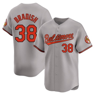 Gray Kyle Bradish Youth Baltimore Orioles Road Jersey - Limited