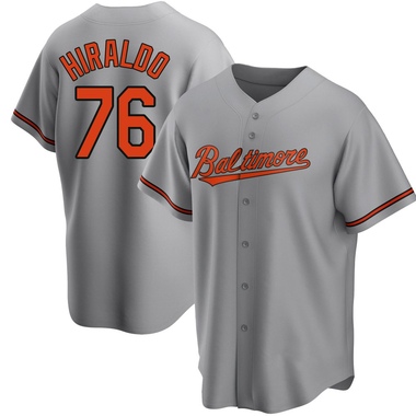 Gray Yaramil Hiraldo Youth Baltimore Orioles Road Jersey - Replica