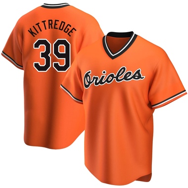 Orange Andrew Kittredge Youth Baltimore Orioles Alternate Cooperstown Collection Jersey - Replica