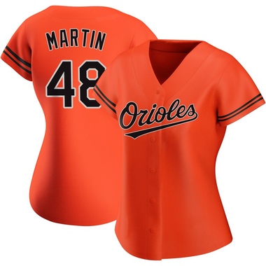 Orange Corbin Martin Women's Baltimore Orioles Alternate Jersey - Authentic Plus Size