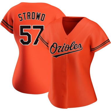 Orange Kade Strowd Women's Baltimore Orioles Alternate Jersey - Authentic Plus Size