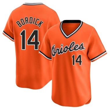 Orange Mike Bordick Youth Baltimore Orioles Cooperstown Collection Jersey - Limited