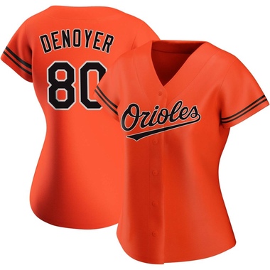 Orange Noah Denoyer Women's Baltimore Orioles Alternate Jersey - Authentic Plus Size