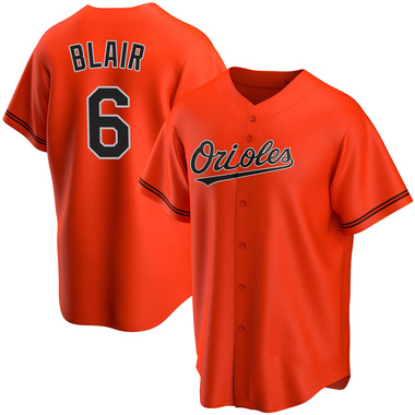 Orange Paul Blair Youth Baltimore Orioles Alternate Jersey - Replica