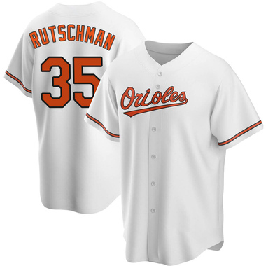 White Adley Rutschman Youth Baltimore Orioles Home Jersey - Replica