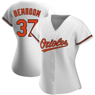 White Anthony Bemboom Women's Baltimore Orioles Home Jersey - Replica Plus Size