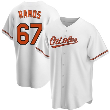 White Bryan Ramos Youth Baltimore Orioles Home Jersey - Replica