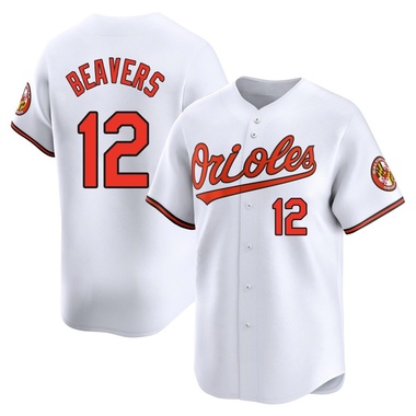 White Dylan Beavers Youth Baltimore Orioles Home Jersey - Limited
