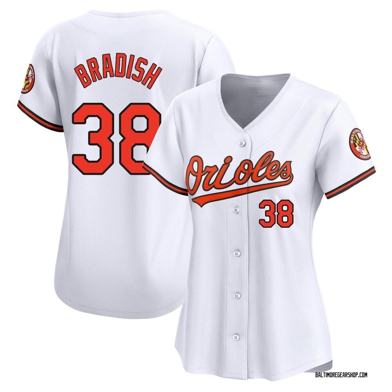 White Kyle Bradish Women's Baltimore Orioles Home Jersey - Limited Plus Size