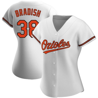 White Kyle Bradish Women's Baltimore Orioles Home Jersey - Replica Plus Size