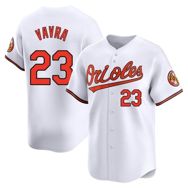White Terrin Vavra Youth Baltimore Orioles Home Jersey - Limited
